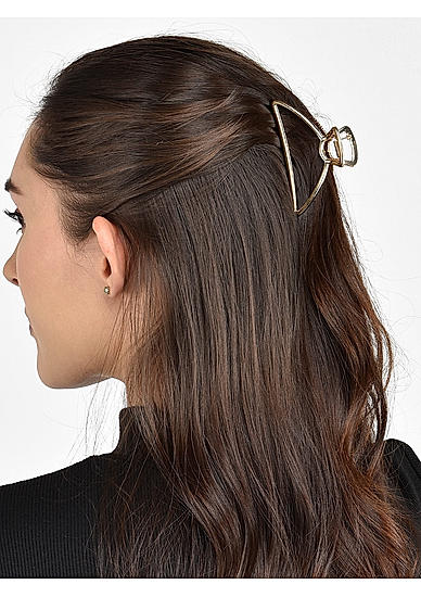 Toniq Gold Classic Hair Claw For Women