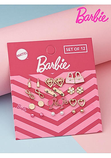 Barbie™ Limited Edition Gift Set of 12 Stud Earrings