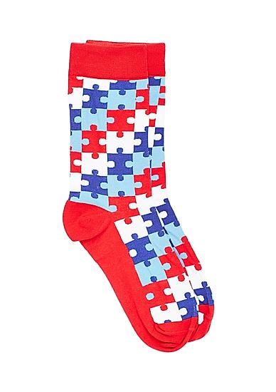  Bro Code Men Multicoloured Patterned Socks