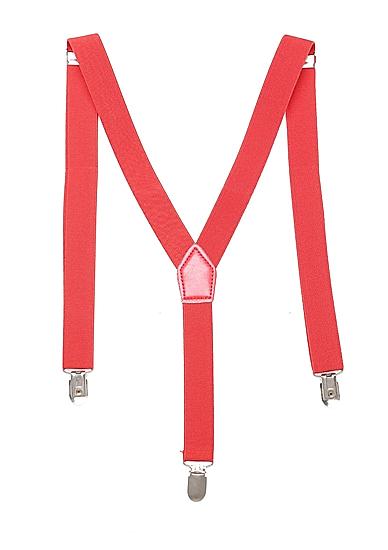  Bro Code Men Red Suspenders