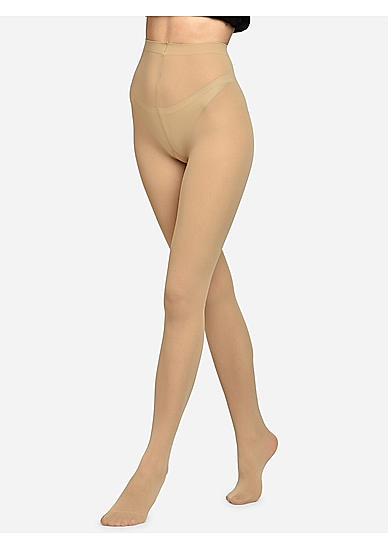 Toniq Nude Shade Solid Opaque Stockings For Women