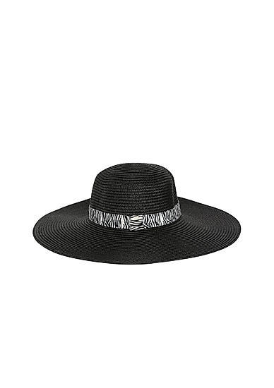 Ibiza Black Beach Hat For Women