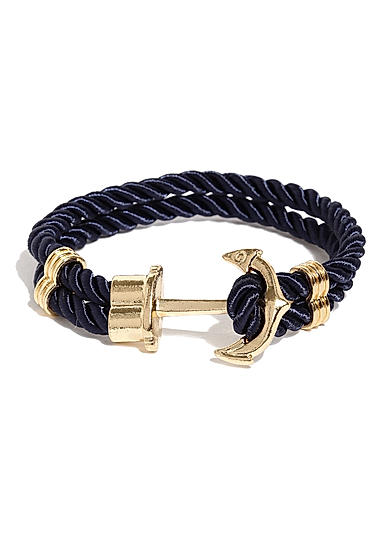 Navy Anchor Bracelet