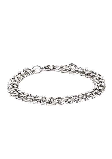 Silver-Toned Metal Wraparound Bracelet