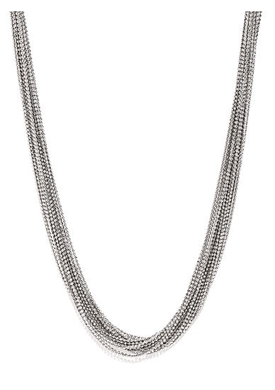 Silver-Toned Multistranded Necklace