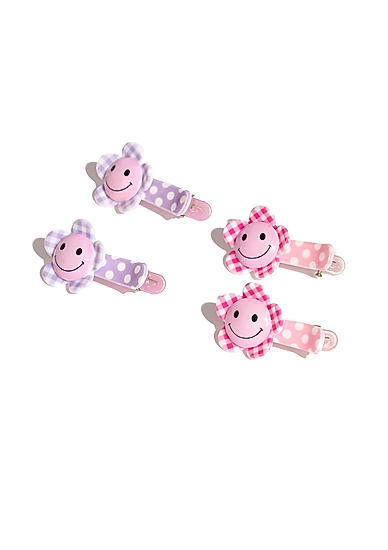 Set Of 4 Hair Clips