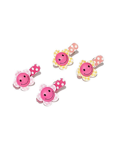 Set Of 4 Hair Clips
