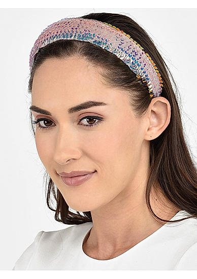 Toniq Party Starter Pink Sequin Hair Band