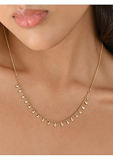 Toniq Gold Plated Stylish Choker Necklace for Women