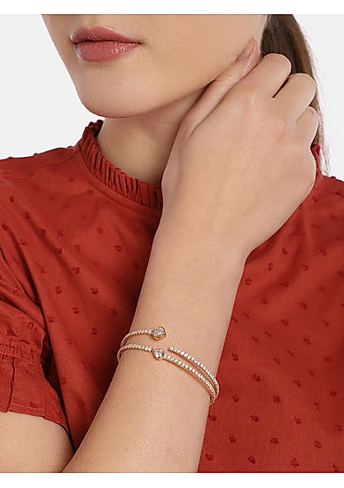 Gold-Toned Multistrand Coil Bracelet