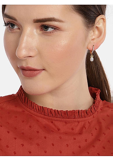 Gold-Toned and Silver-Toned Contemporary Hoop Earrings