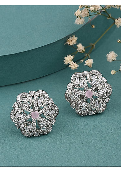 Estate GIA 106ct and 107ct Diamond Stud Earrings  Israel Rose