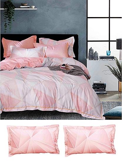 Micro fiber Pink Bellagio Printed Pillows