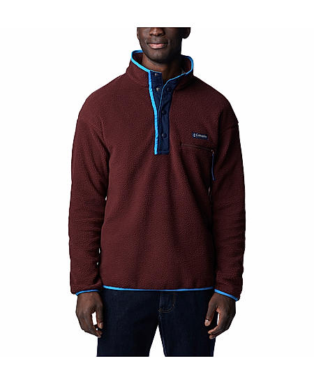 Buy Columbia Purple Helvetia Half Snap Fleece Jackets For Men Online at Adventuras 489008