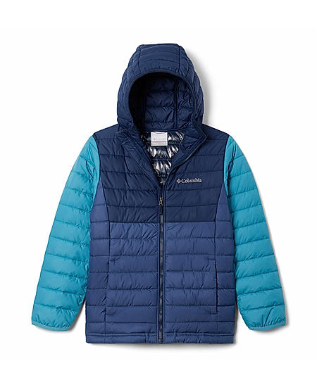 Buy Columbia Youth Boys Blue Powder Lite Boys Hooded Jacket Online at Adventuras 517590