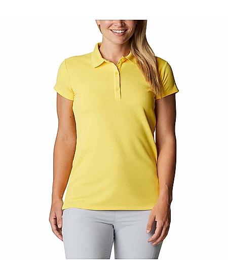 Columbia Women Yellow Innisfree SS Polo