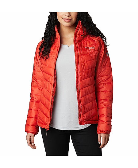 Columbia Women Orange Snow Country Hooded Jacket