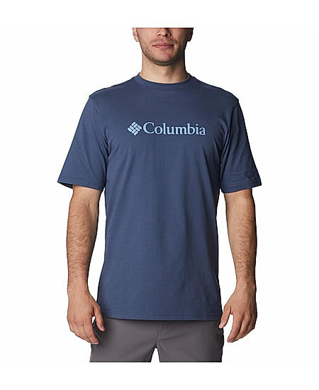 Columbia Men Blue CSC Basic Logo Short Sleeve