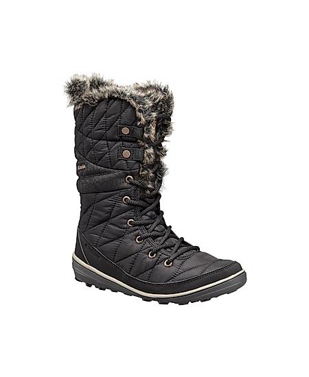 Columbia Women Black HEAVENLY OMNI HEAT Water Resistant Shoes