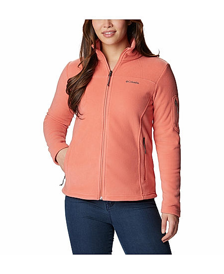 Columbia Women Orange Fast Trek II Jacket