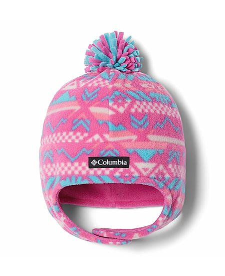 Columbia Youth Unisex Red Frosty Trail II Earflap Beanie For Kids