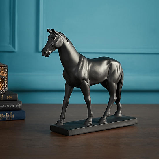 Buy Black Horse Figurine Online at Pure Home and Living | 465503