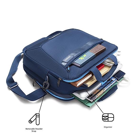 Buy Blue Rexton Briefcase Small (32 cm) Briefcase Online at American ...