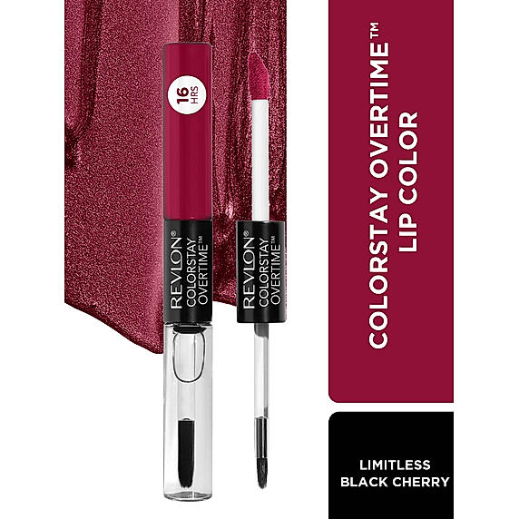 Revlon Colorstay OverTime LipColor - (Limitless Black Cherry ,4ml)