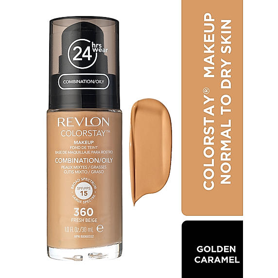 Revlon Colorstay Makeup For Oily To Combination Skin Spf 15 - (Golden Caramel, 30ml)