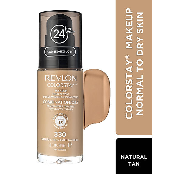 Revlon Colorstay Makeup For Oily To Combination Skin Spf 15 - (Natural Tan, 30 ml)