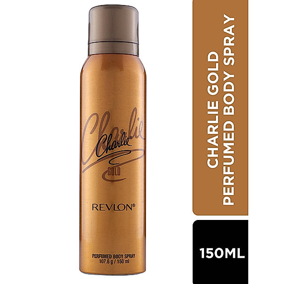 Revlon Charlie Perfumed Body Spray - (Gold ,150ml)