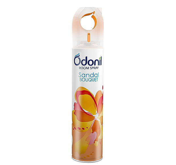 Odonil Room Air Freshner Spray, Aerosol Sandal Bouquet - 220ml