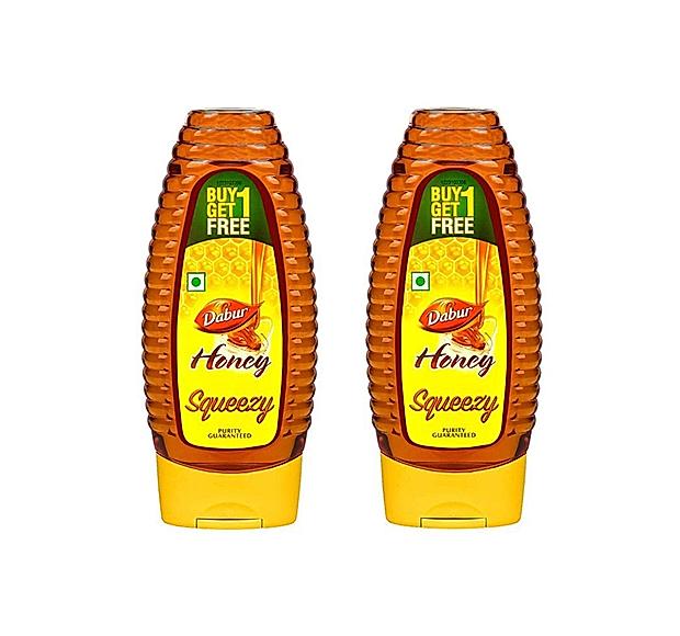 Dabur Honey Squeezy - 400g (Buy 1 Get 1 Free)