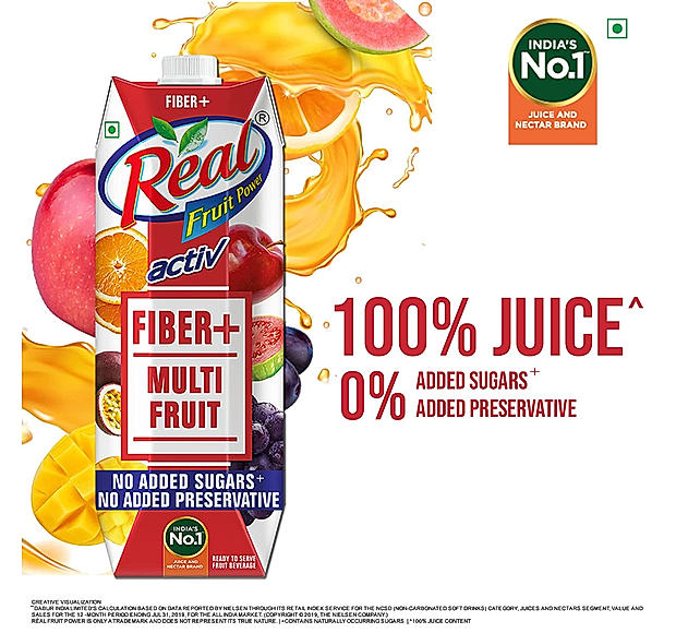 Real Activ Fiber Multi Fruit Juice - 1L