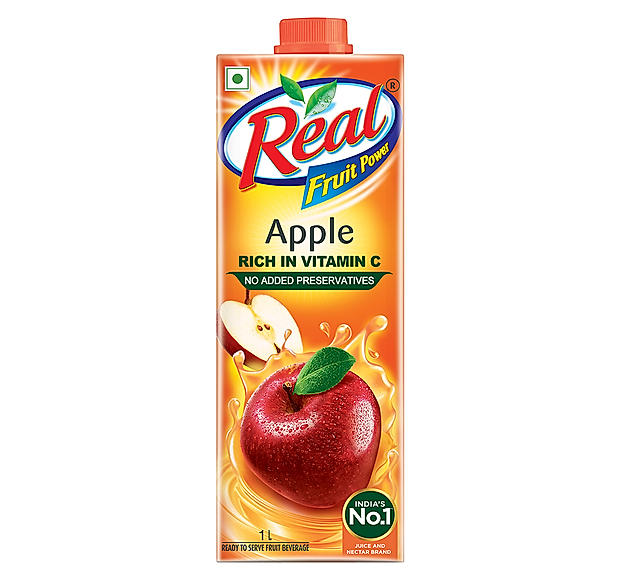 Real Fruit Power Apple Juice - 1L