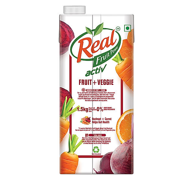 Real Activ Beetroot Carrot Juice - 1L