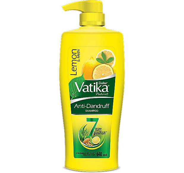 Dabur Vatika Anti Dandruff Shampoo - 640ml