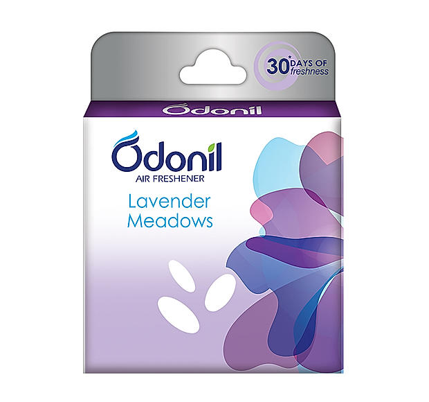 Odonil Bathroom Air Freshner Blocks, Lavender Meadow - 72g