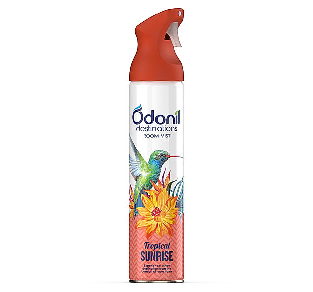 Odonil Room Air Freshner Spray, Aerosol Tropical Sunrise - 240ml