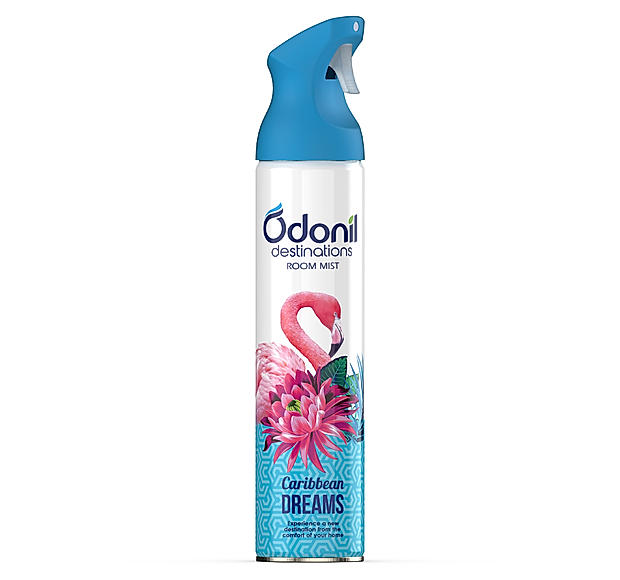 Odonil Room Air Freshner Spray, Aerosol Caribbean Dreams - 220ml