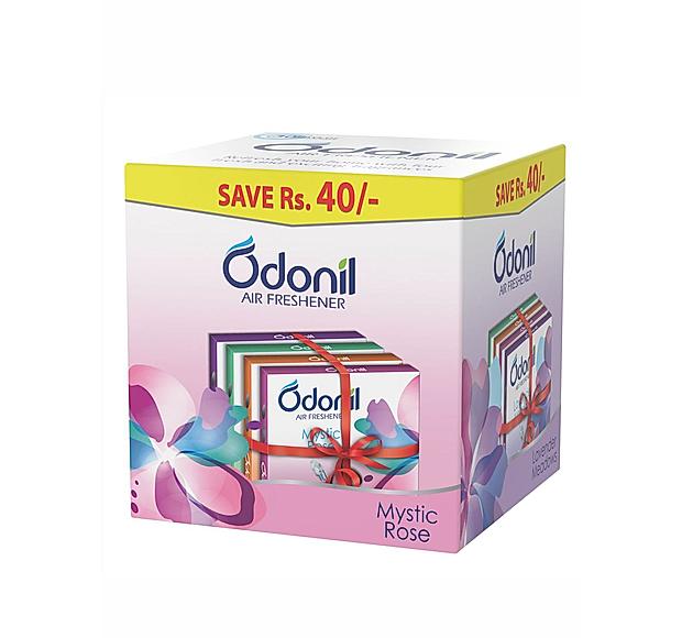 Odonil Blocks Mixed Fragrances 48g (Pack of 4)