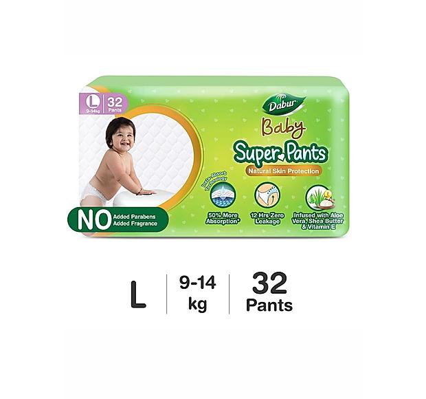 Dabur Baby Super Pants - Large (Pack of 32)