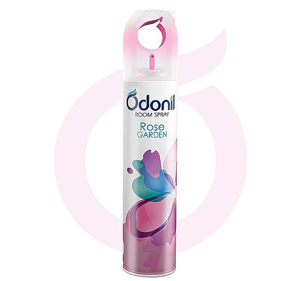 Odonil Room Air Freshner Spray, Aerosol Rose Garden - 220ml