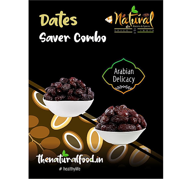 Dates Saver Combo - Mazhafati & Safawi (200 gm each Combo Pack)