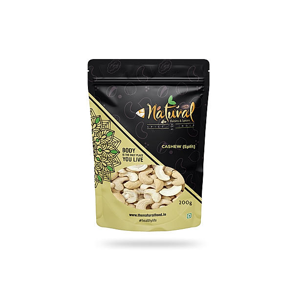 Split Cashews (2 Split) 200 gms