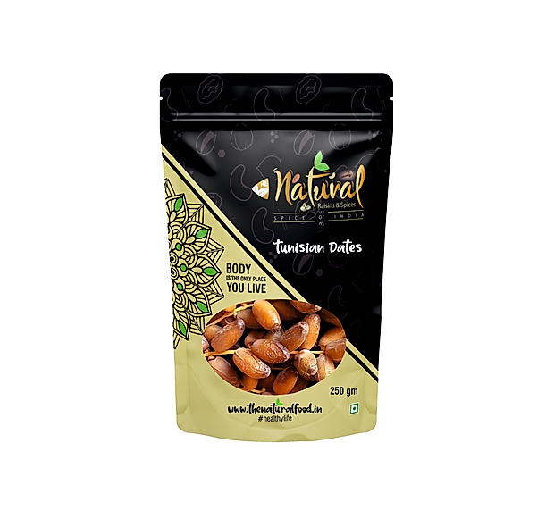 Tunisian Dates (Fresh Farm Juicy Tunisian Dates 250 gm)