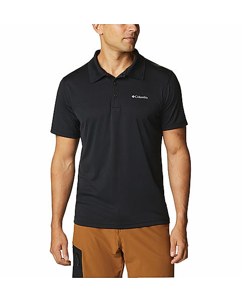 Columbia Mens Black Omni-Freeze Zero Rules  Polo Tshirt