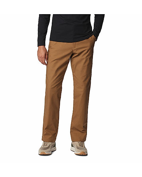 Columbia Mens Brown UPF 50 Flex ROC II Lined Pant