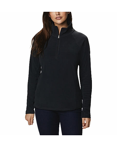 Columbia Womens Black Glacial IV Half Zip Pullover