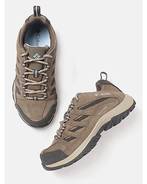 Columbia Women Brown Crestwood Shoes (Waterproof)